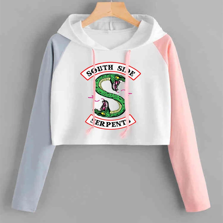 Толстовка с капюшоном и принтом ривердейла уличная одежда на весну лето южной