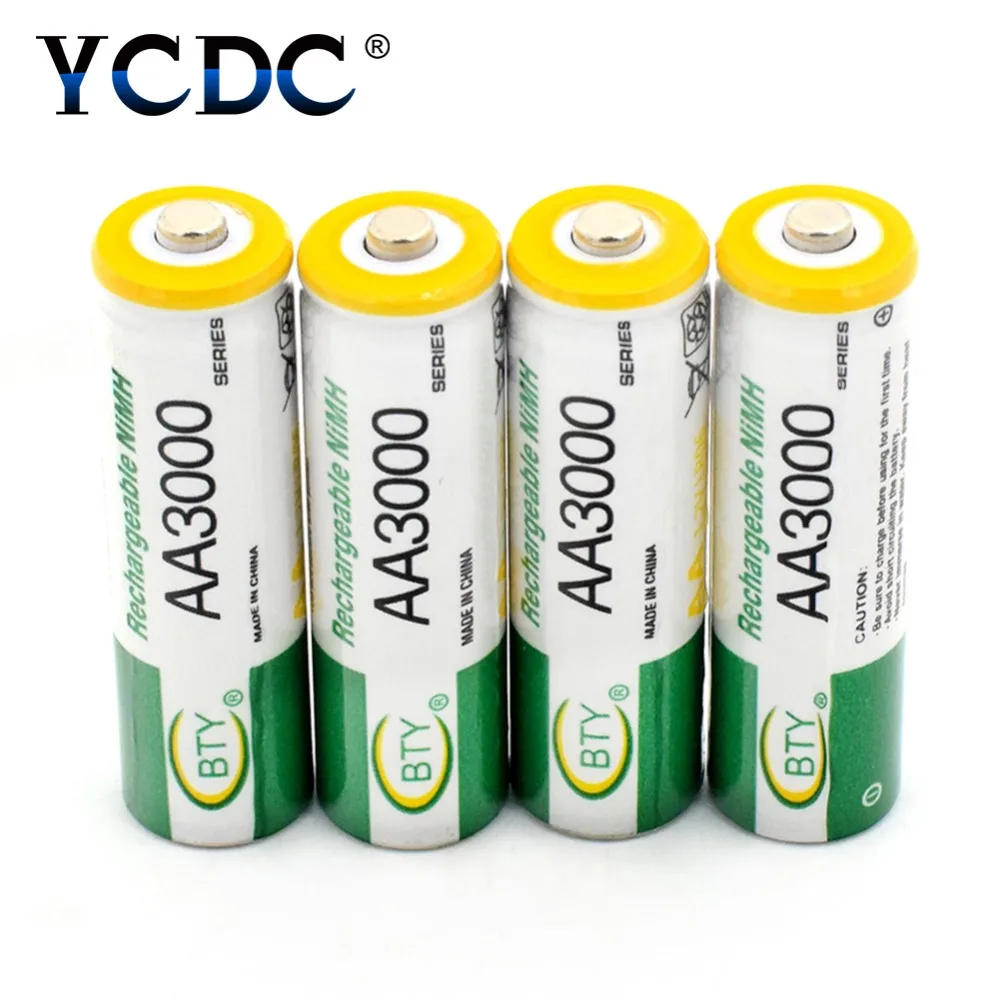 AA Аккумуляторная батарея большой мощности высокой плотности 3000mAh перезаряжаемые