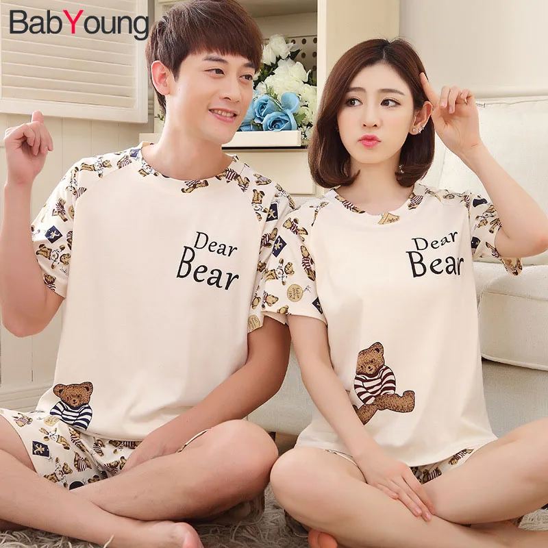 BabYoung Пижама женский пижамный комплект из хлопка для женщин Набор пижам