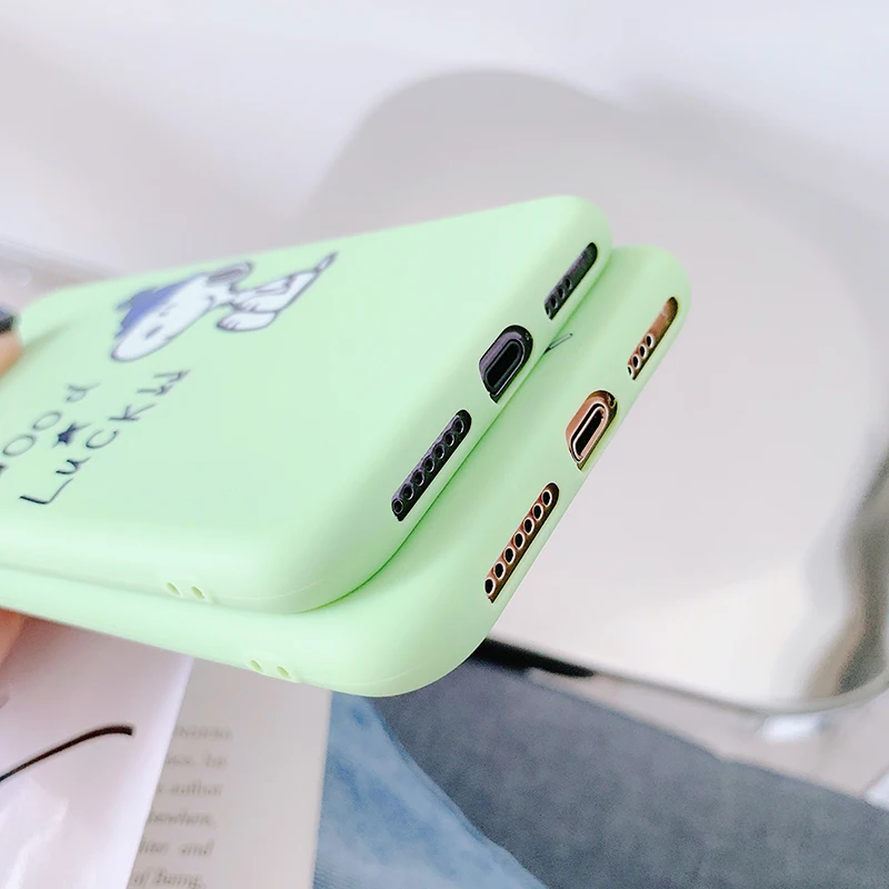 Чехол для телефона Kexin с милой собакой iphone X Xr Xs Max матовый чехол животным узором