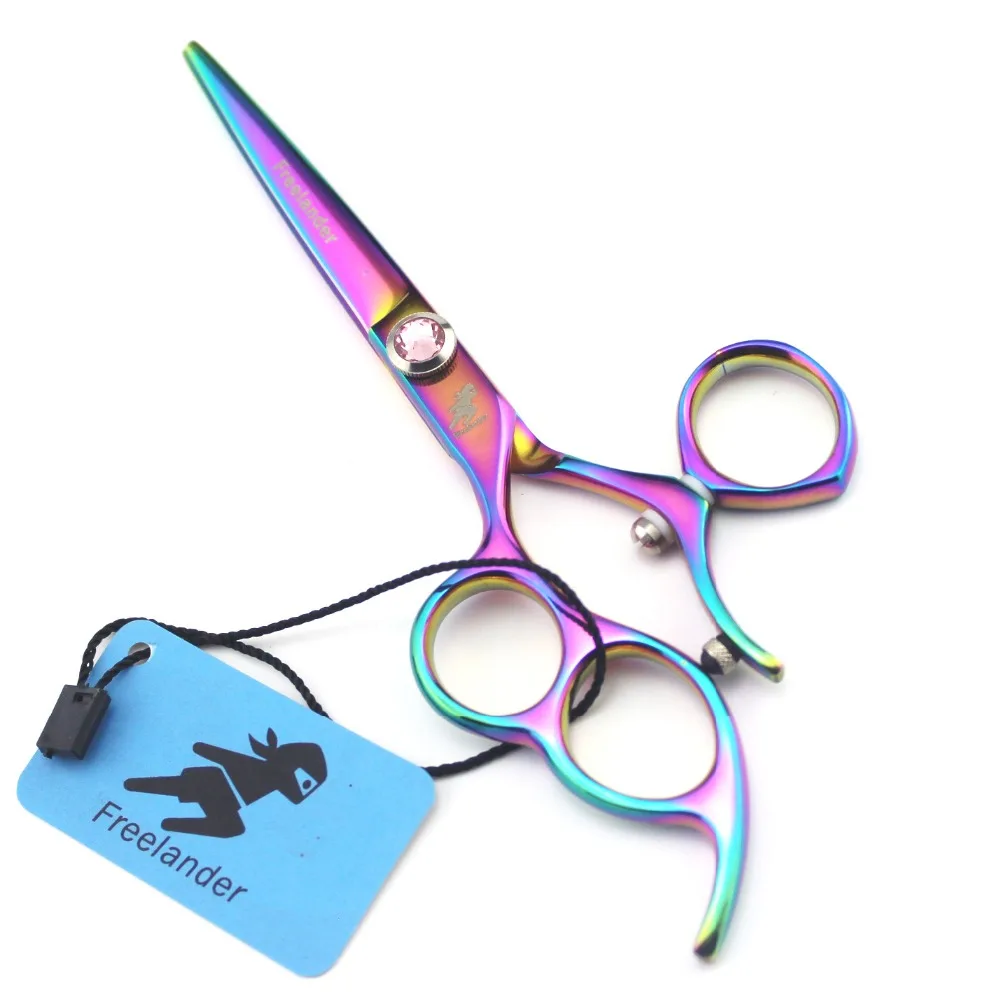 

6.0 inch swivel color left hand cut flat cut left left scissors hairdressing tools senior barber scissors