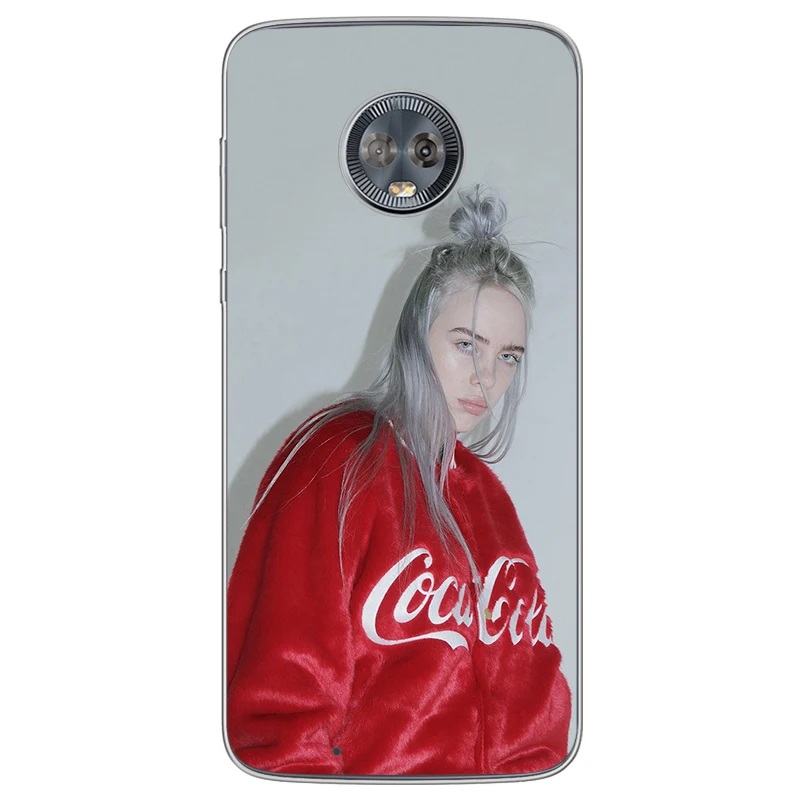 ciciber Cover For Motorola Moto C Z2 Z3 ONE P30 G4 G5 G5S G6 E3 E4 E5 Play Plus Power Phone Case Soft TPU Billie eilish Coque |