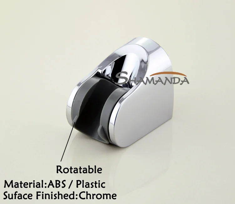 Бесплатная доставка Ванная комната ABS пластик хром ручной душ держатель