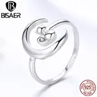 Лидер продаж, кольцо из серебра 925 пробы с Луной и фотозвездами для женщин, кошка в Луне, регулируемое кольцо на палец, свадебные украшения, Anel ECR451