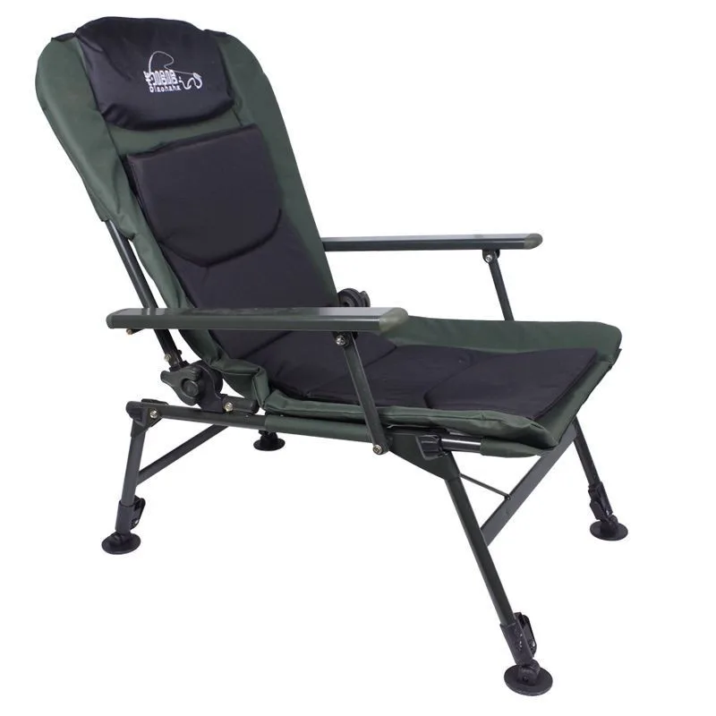 

European fishing chair backrest adjustable 180 degree multi-functional all-terrain adapted collapsible fishing chair