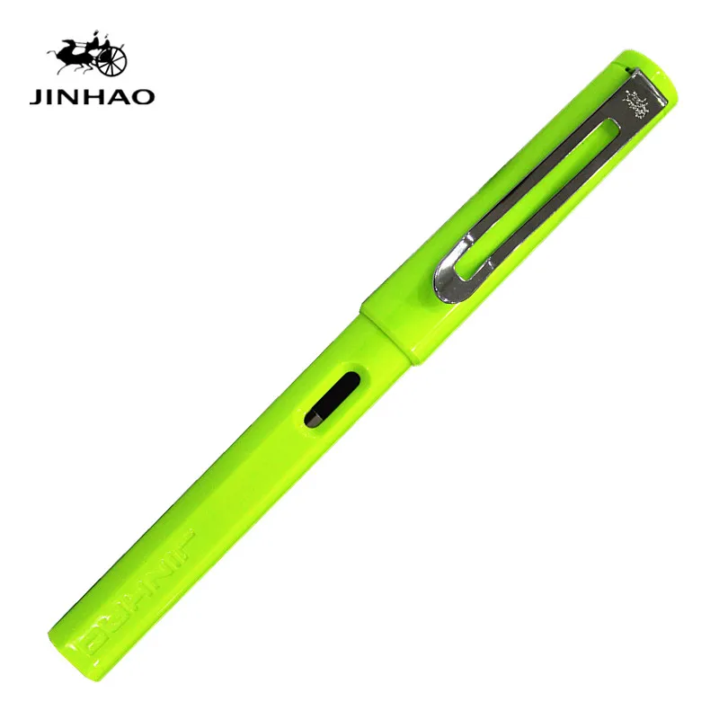 599Ayangguanglv Jinhao 599a канцелярские принадлежности для бизнеса и офиса, высокое качество, подарочная ручка для каллиграфии, чернильная ручка для каллиграфии, можно настроить логотип - Цвет: 599Ayangguanglv