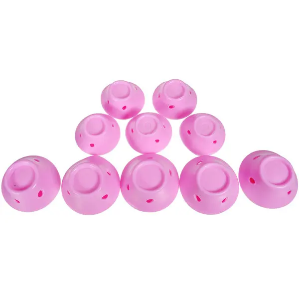 10 шт. силиконовые бигуди для волос|Сувениры вечеринок| |