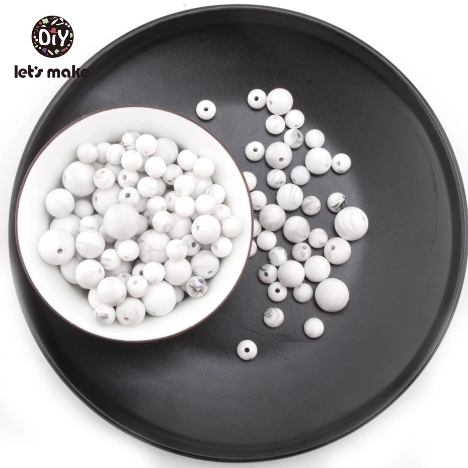 50 шт. силиконовые бусины для прорезывания зубов 9 15 мм|silicone beads|diy beadsmarble silicone beads |