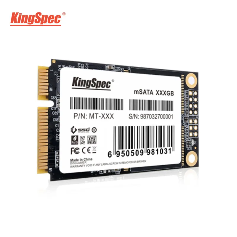 Kingspec mSATA SSD 64 Гб 128 мини SATA 256 ГБ 512 1 ТБ жесткий диск для ноутбука Thinkpad ASUS Внутренний