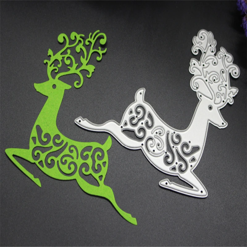 

SCD226 Deer Metal Cutting Dies For Scrapbooking Stencils DIY Album Cards Decoration Embossing Folder Die Cutter Template Mold