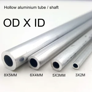 Полая алюминиевая трубка 10 см20 см, металлическая трубка для аэромодели, приводной вал