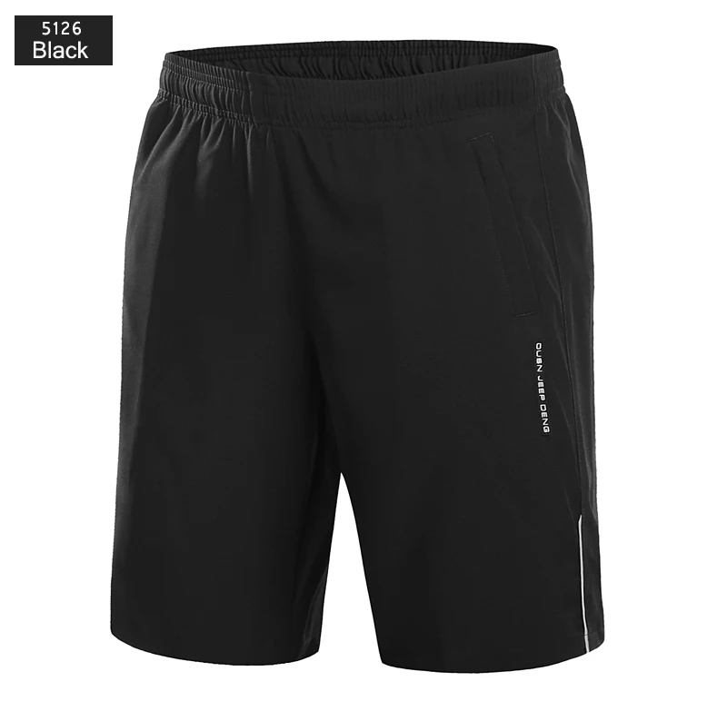 5126-black Мужские дышащие повседневные пляжные шорты с эластичной резинкой на талии размера плюс 7XL 8XL 9XL, мужские светоотражающие шорты - Цвет: 5126-black