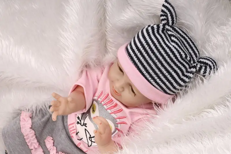 Bebes reborn силиконовые детские куклы 2" 55 см настоящий Новорожденный bebe живая кукла для детей Подарок brinquedo menina