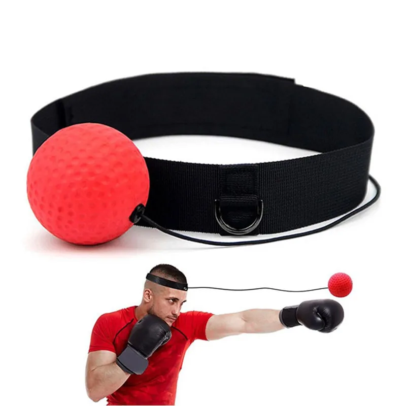 1 red ball Боксерский мяч удар мяч для борьбы рефлекторной реакции скорость упражнения мяч набор - Цвет: 1 red ball