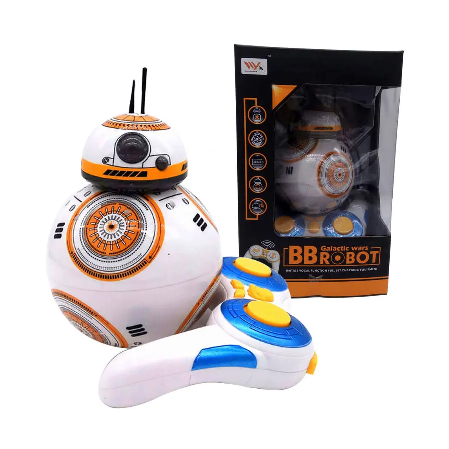 Звездные войны 7 BB8 BB9 2 4 ГГц/40 мГц дистанционного управления робот RC умный фигурка