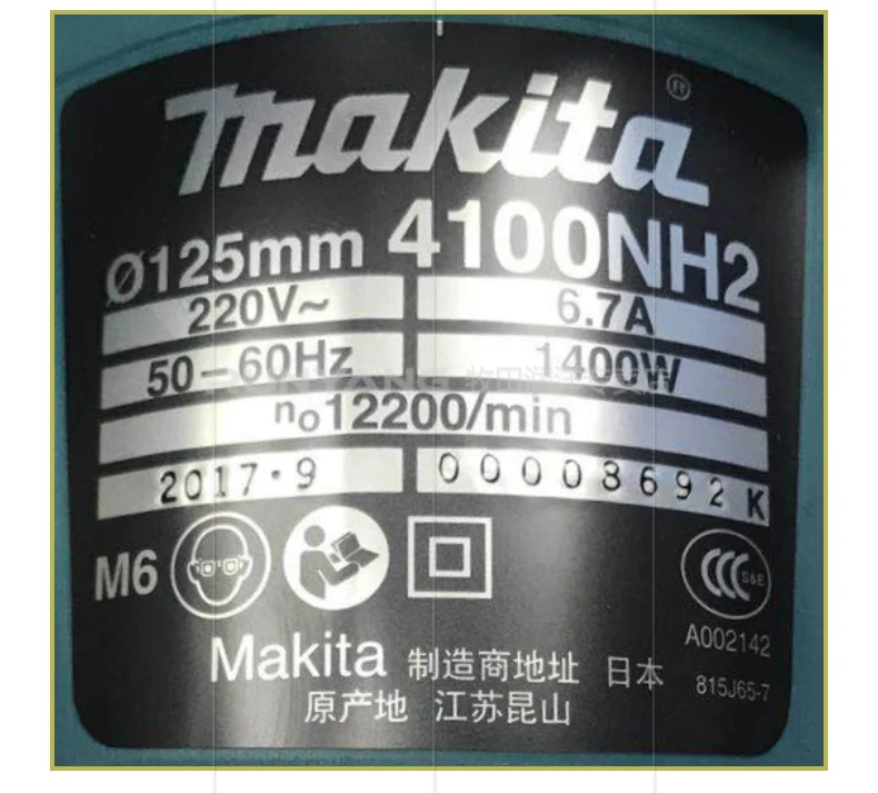 Makita станок для резки камня 4100NH2Z мощная Бытовая Керамическая плитка и дерево многофункциональная мраморная долбежная пила