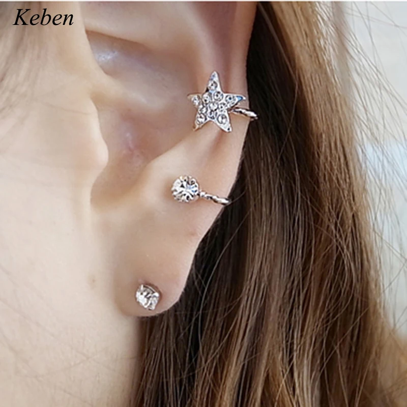 Brincos имитация жемчужная заколка серьги букле d'oreille Bijoux Австрия Кафф с