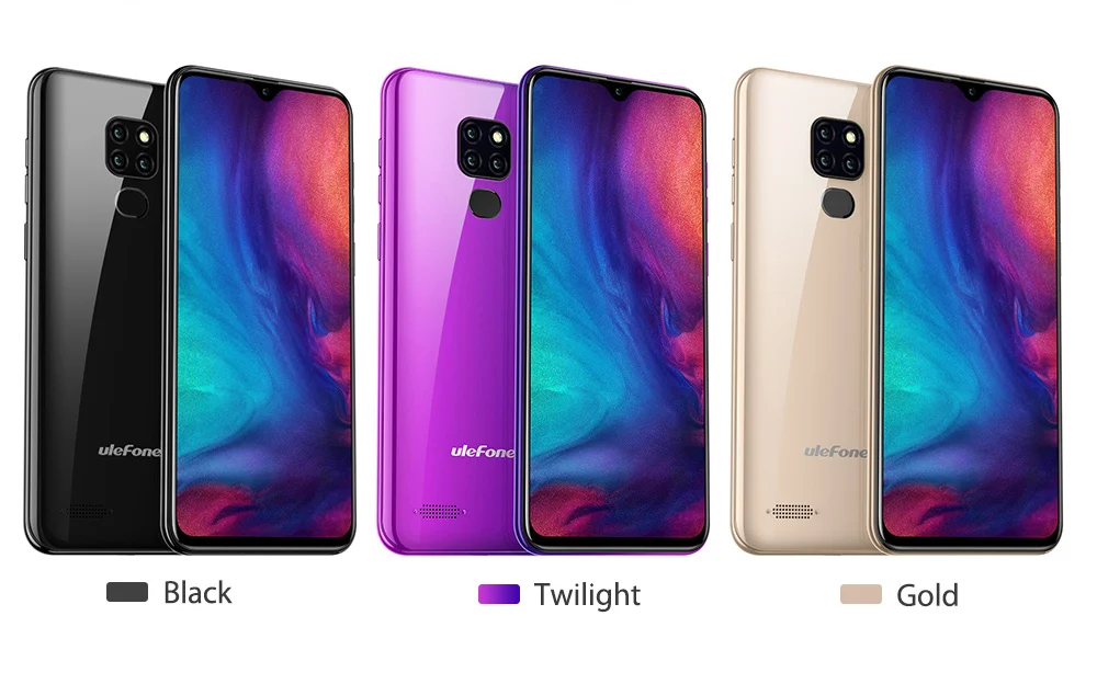 Смартфон Ulefone Note 7P Android 9,0 четырехъядерный 3500 мАч 6,1 дюймовый экран капли воды 3 ГБ+ 32 Гб мобильный телефон разблокировка лица