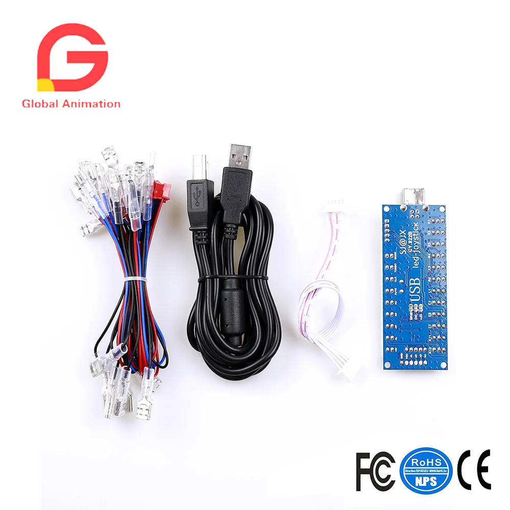 Аркадная игра для ПК с нулевой задержкой набор запчастей самостоятельной сборки