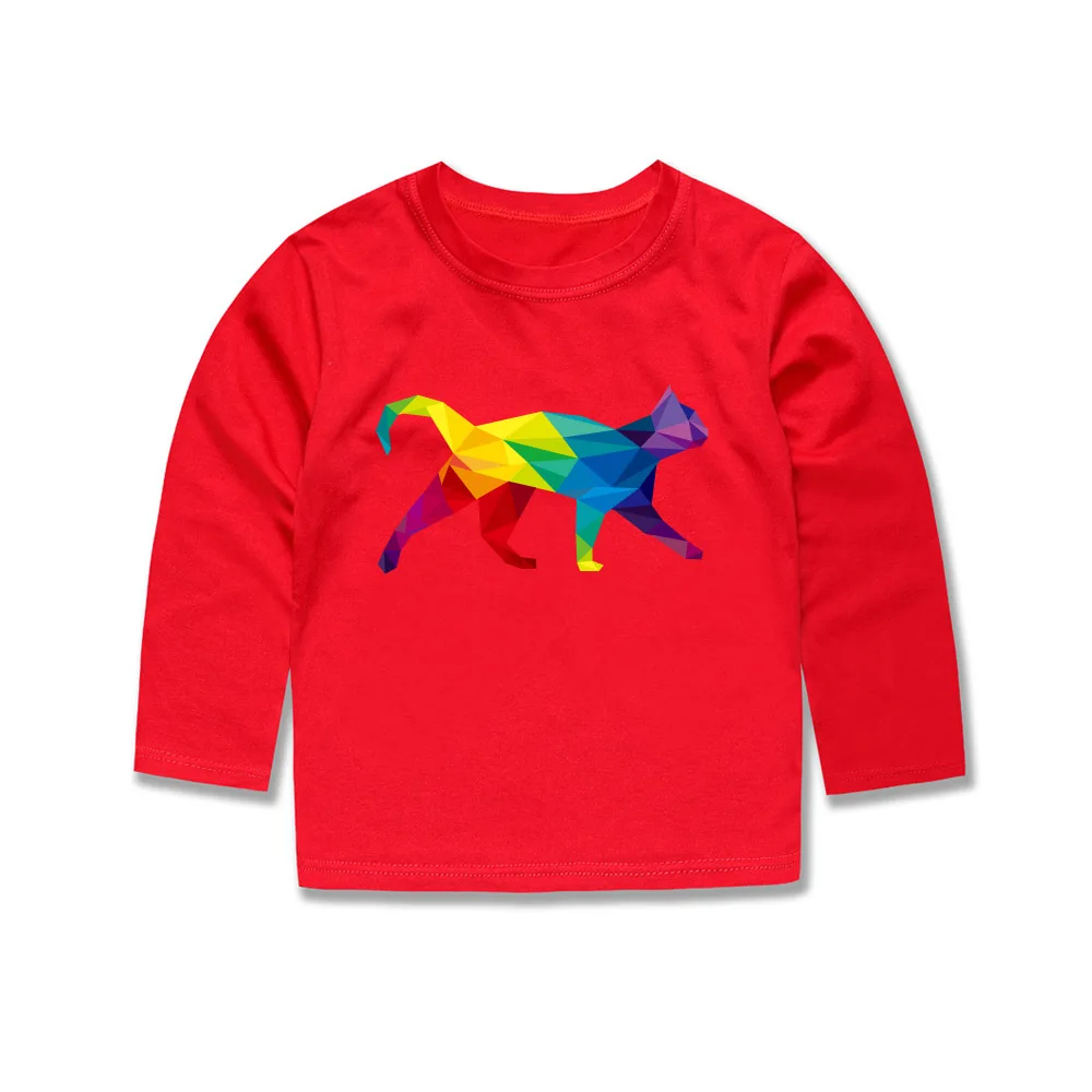 Рубашка с длинными рукавами детские футболки для девочек новогодние майки