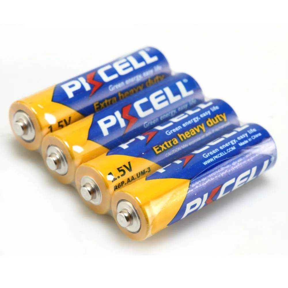 36 шт./лот PKCELL карбоново-цинковые батарейки AA без ртути R6P 1 5 V одноразовые батареи |
