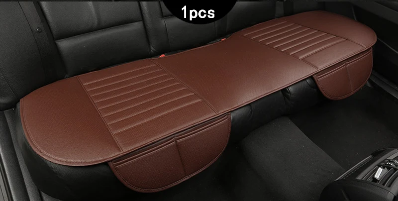 1pcs back coffee Защита сиденья автомобиля чехол на сиденье автомобиля Подушка сиденья для vw passat b5 гольф Tiguan, Mercedes Benz C200 E260 ML - Название цвета: 1pcs back coffee