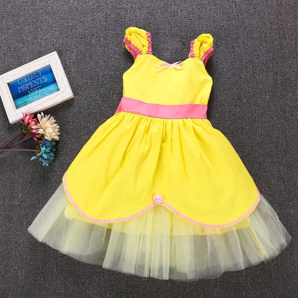 Платье с героями мультфильмов для девочек детская Рождественская одежда детское