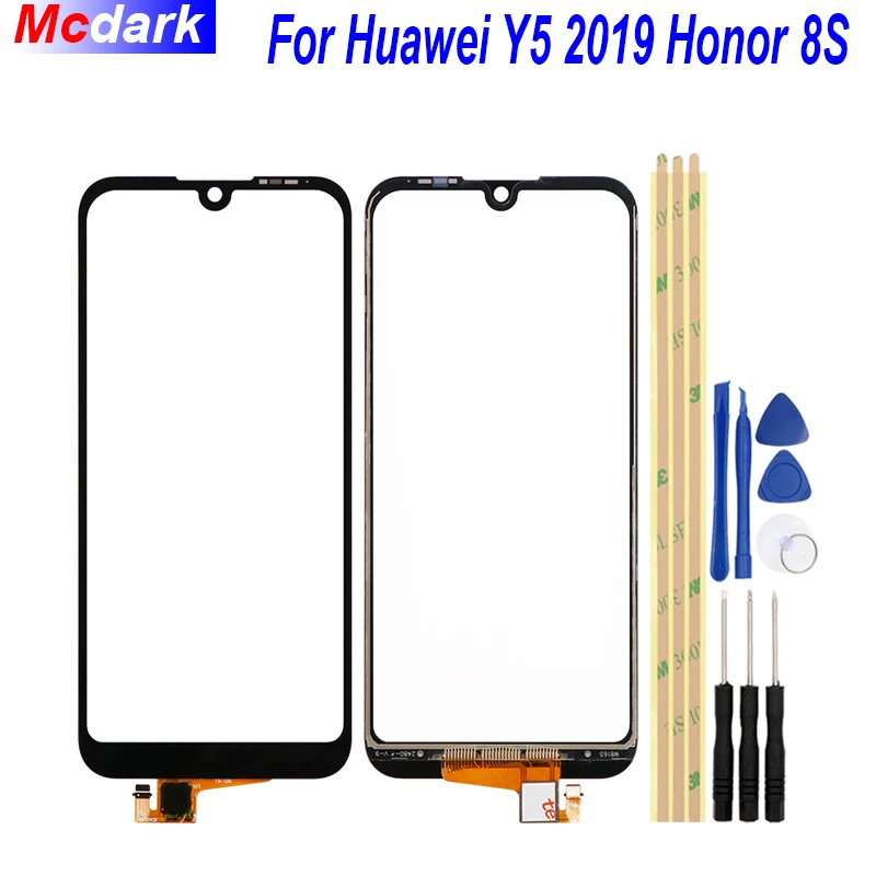 Сенсорный экран для Huawei Y5 2019 Honor 8S сенсор передняя внешняя стеклянная линза