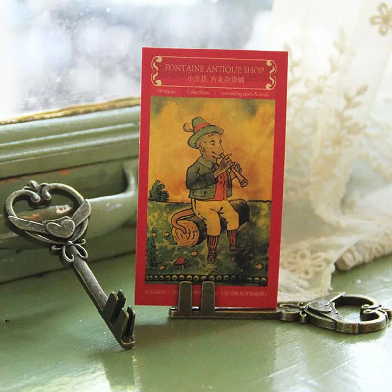 500 шт. винтажные держатели для фотографий в форме ключа|reception|reception table |