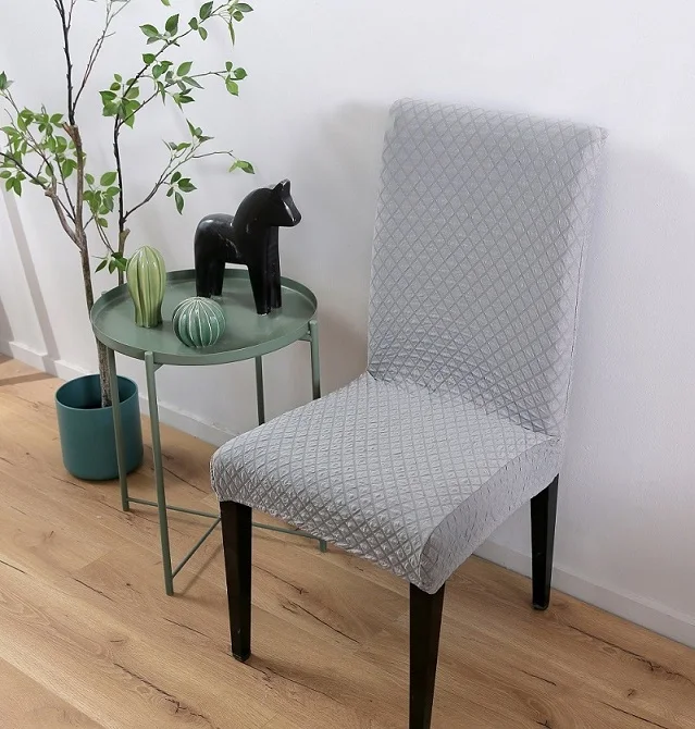 Chair Covers 01 Новое поступление минималистичные современные эластичные чехлы на кресла спандекс подходят-один размер с толстой трикотажной жаккардовой тканью чехлы для стульев - Цвет: Chair Covers 01