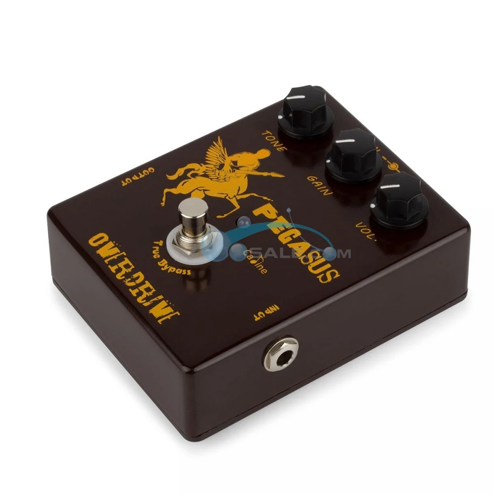 Caline CP-43 Pegasus педаль для гитарного эффекта овердрайв с адаптером 9V 1A True Bypass аксессуары для гитары из алюминиевого сплава педаль для гитары