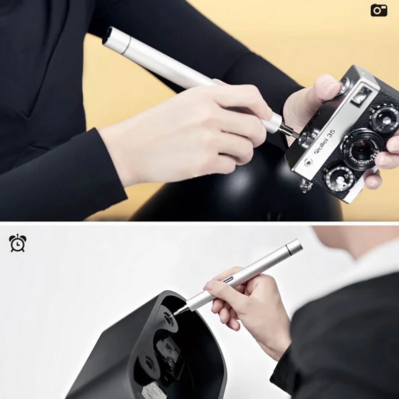 1P Pro Wowstick Мини Электрическая отвертка с 18 мощными отвертками набор винтовых бит