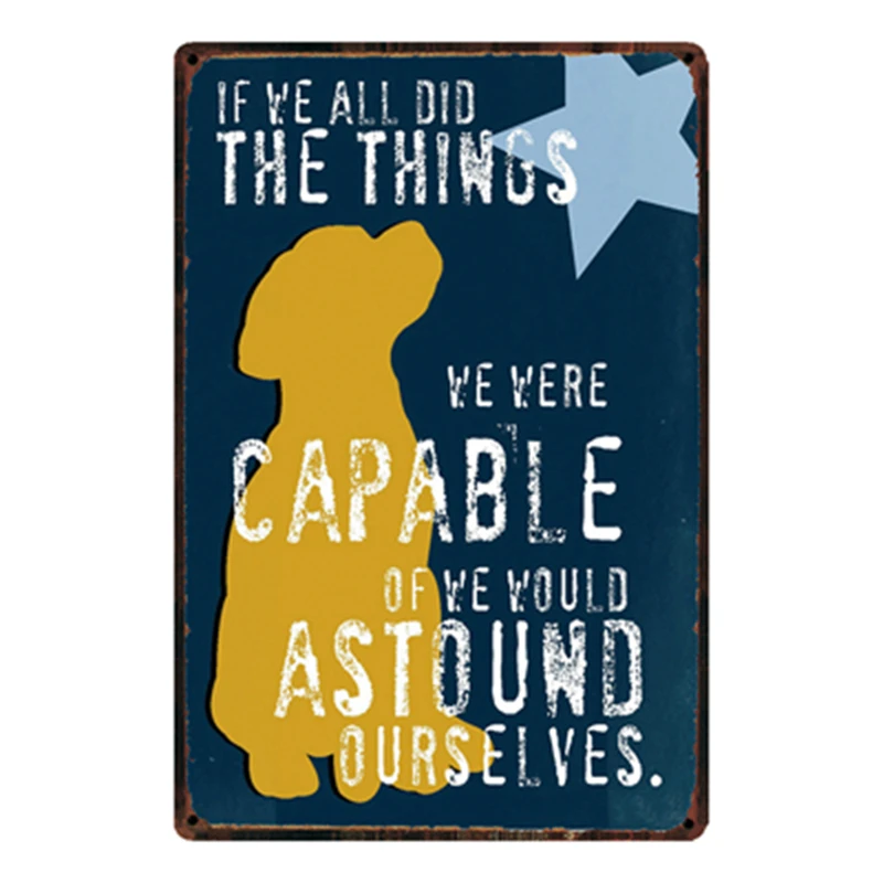 

[ Kelly66 ] Best Dogs Metal Sign Tin Poster Home Decor Bar Wall Art Painting 20*30 CM Size y-2013