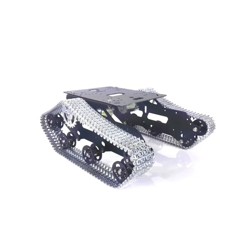 TR400 Танк гусеничный алюминиевый шасси Интеллектуальный автомобиль робот танк с 37