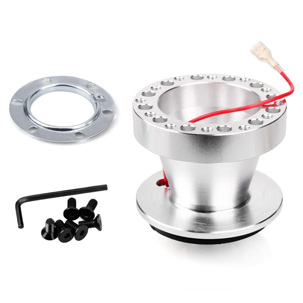 silver RASTP-для Honda Civic 1996-2000 EK Заготовка алюминиевый адаптер ступицы рулевого колеса анодированный RS-QR014-EK - Цвет: silver