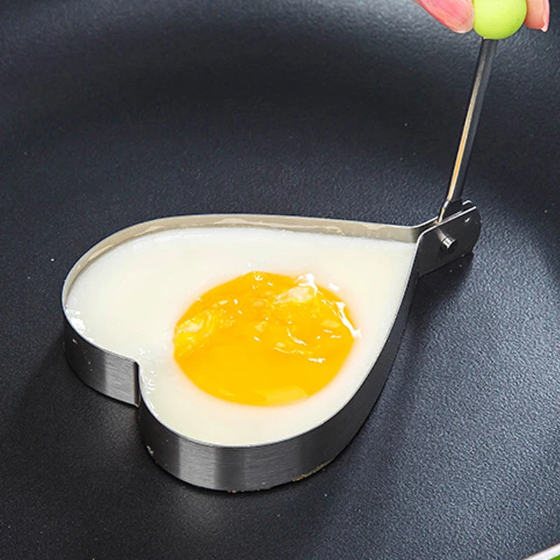 Нержавеющая Сталь Омлет Fried Egg Блин Завтрак Любовь Бенту Кухня Кулинария Модель