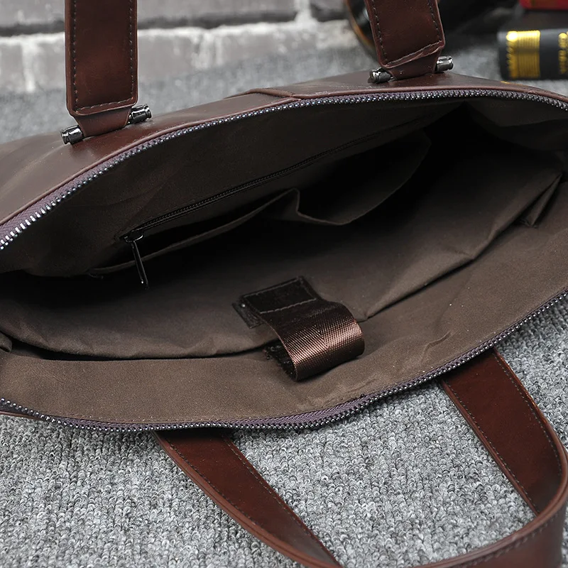 Мужская Высококачественная сумка через плечо из искусственной кожи Cambridg Satchels