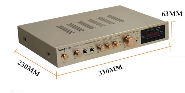AV-298BT 5-канальный домашний кинотеатр усилитель высокой мощности этап Bluetooth
