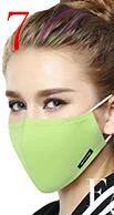 Woman 7 Хлопок PM2.5 черная маска для рта Анти-пыль маска Активированный уголь фильтр ветрозащитный рот муфельной бактерии доказательство маски для лица для защиты от гриппа Вечерние - Цвет: Woman 7