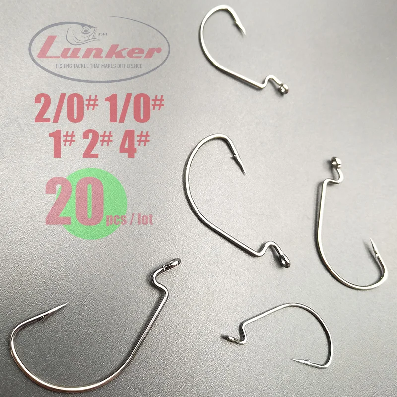 Lunker рыболовный крючок пластиковая приманка мягкие приманки 20 штук|Рыболовные