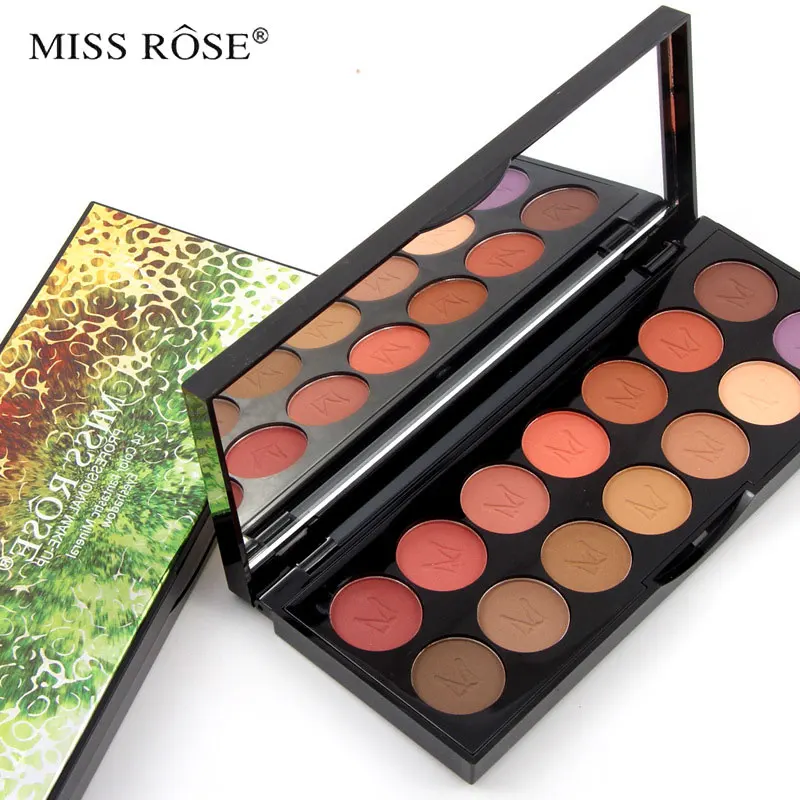 Miss rose бренд тени для век Матовая земля дымчатый водонепроницаемый палитра теней