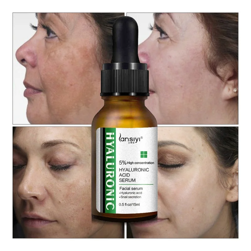 Жидкая Гиалуроновая кислота Сыворотка увлажняющая усадочная поры уход за лицом