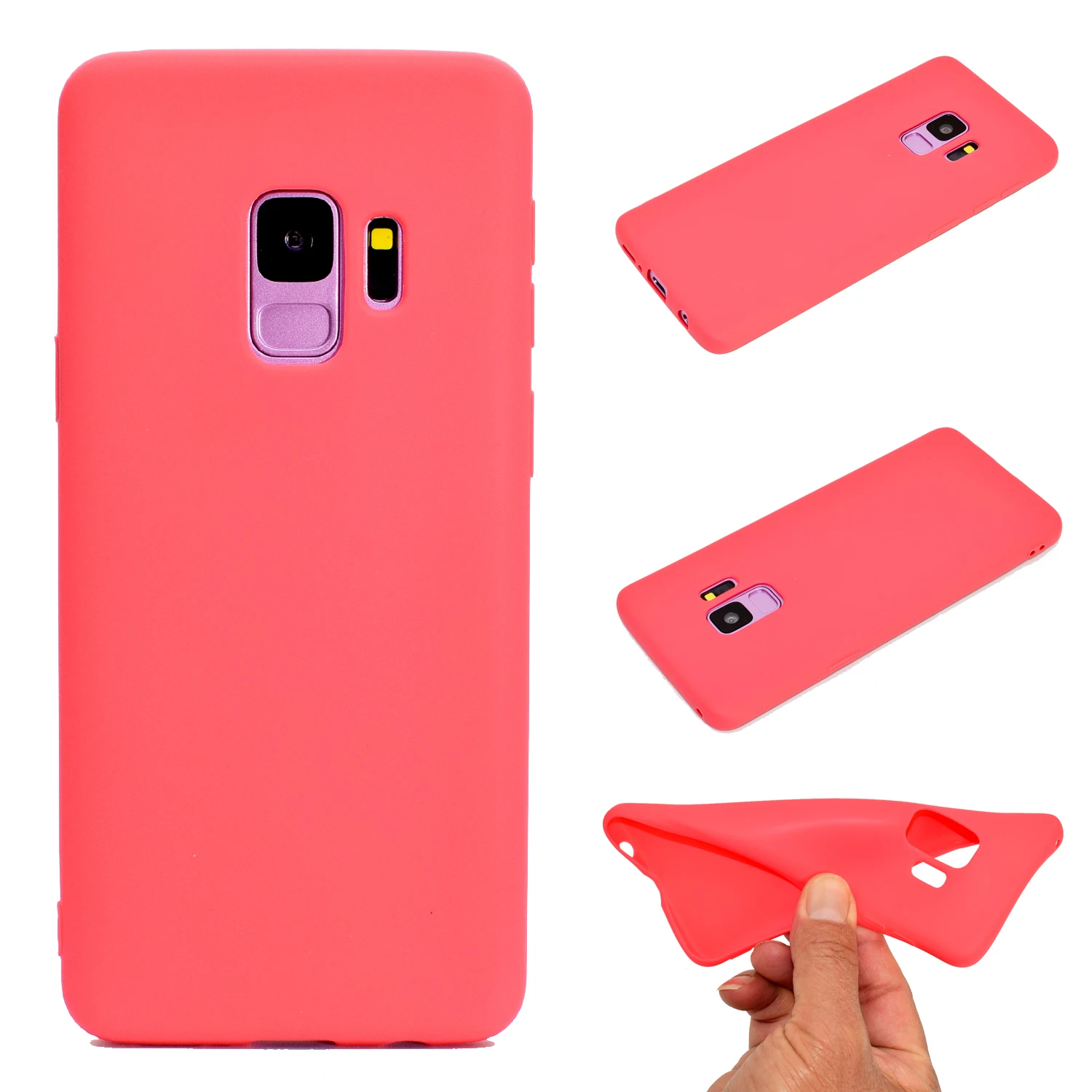 Soft Slim Candy TPU Cases for Samsung A6 A8 J4 J6 Plus 2018 A7 A9 A3 A5 2017 J3 J5 J7 S6 S7 EDGE S8 S9 NOTE 8 9 Silicone Case |