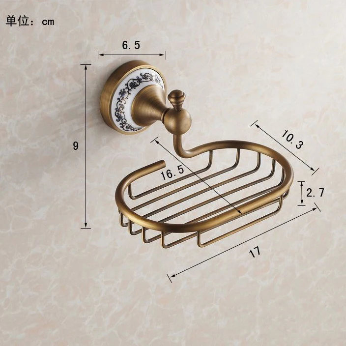 Мыльницы античная латунь с Керамика мыльница Медь мыло Корзина Аксессуары для