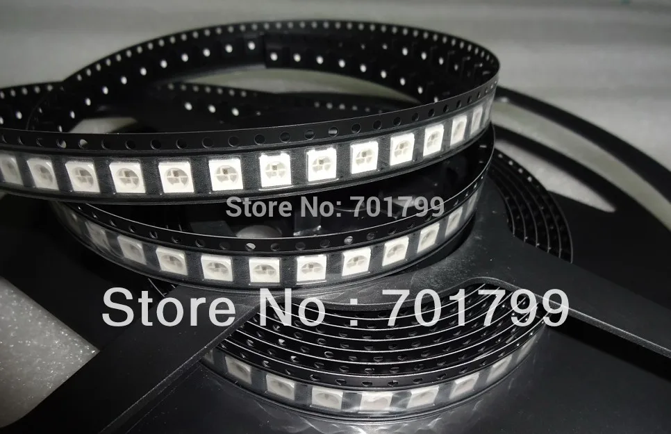 1000 шт. WS2812B4 контакта Светодиодный 5050 SMD RGB со встроенной микросхемой WS2811 внутри|led