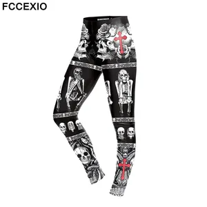 Леггинсы женские эластичные с высокой талией, 5 цветов, 2019, фитнесс леггинсы