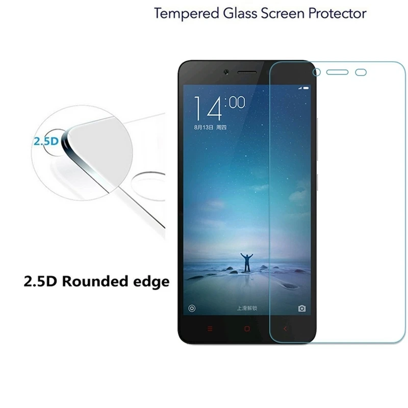 Защитное стекло закаленное 9H для Xiaomi Redmi Note 3 2 1 Hongmi Note2 Red Rice Dual Sim|tempered glass screen