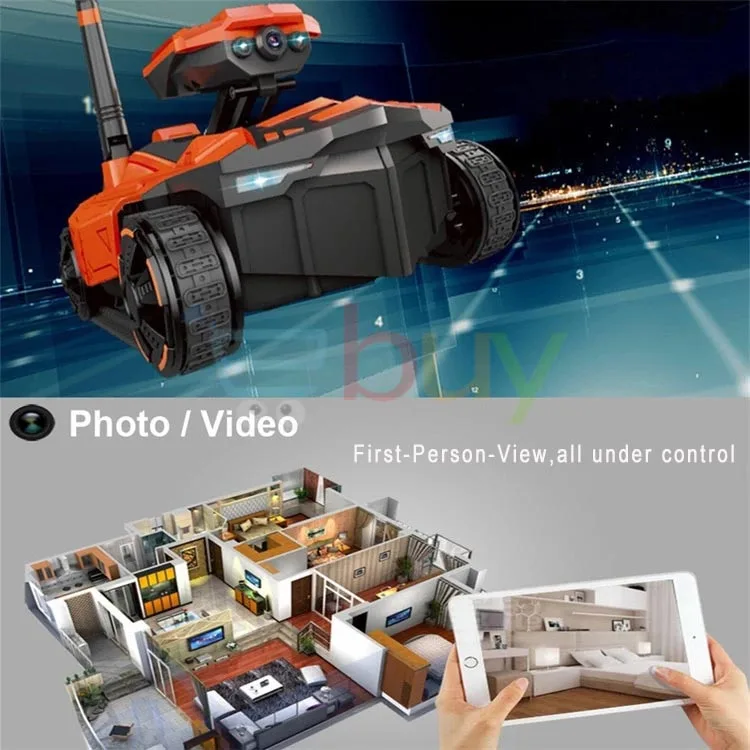 Смарт rc Танк телефон приложение управление led Wifi FPV HD камера AR PVP битва Электрический Ровер робот пульт дистанционного управления игрушки для детей мальчиков