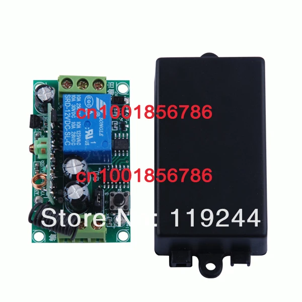 DC12V 1CH RF цифровой пульт дистанционного управления 315 МГц/433 МГц передатчик высокой
