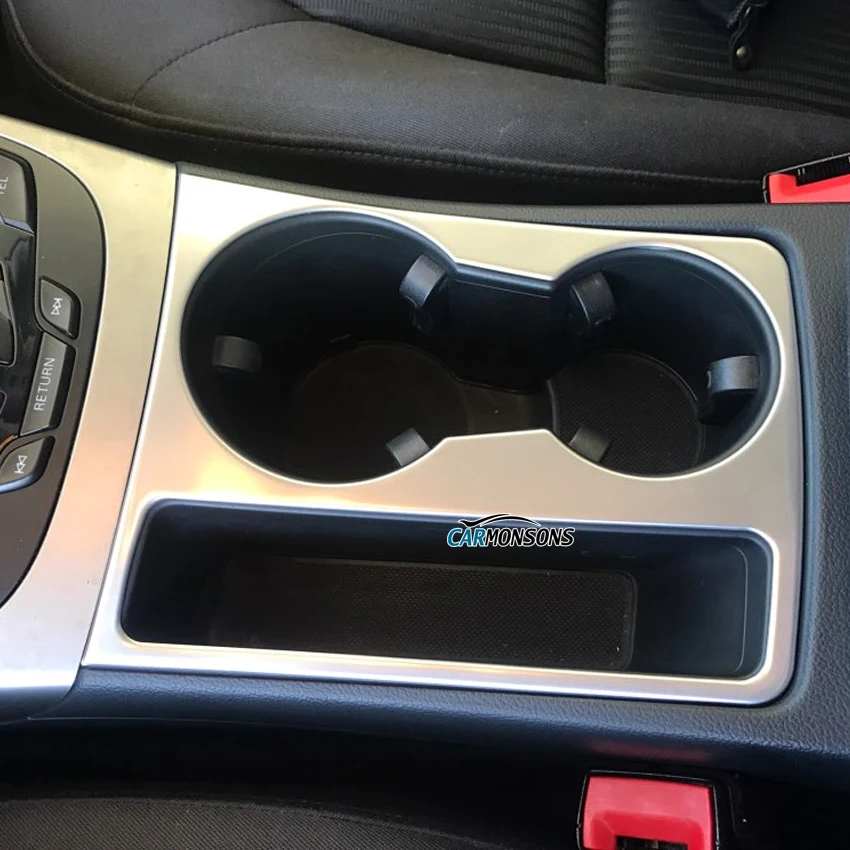 Нержавеющая сталь автомобильная рамка держателя стакана воды наклейка крышка